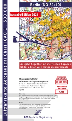 ICAO-Segelflugkarten Deutschland 2025