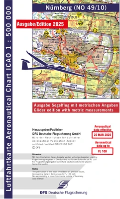 ICAO-Segelflugkarten Deutschland 2025 - Vorbestellung