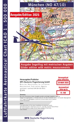 ICAO-Segelflugkarten Deutschland 2025 - Vorbestellung