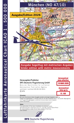 ICAO-Segelflugkarten Deutschland 2026 Vorbestellung