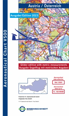 V500 Chart Austria - Segelflugversion 2023