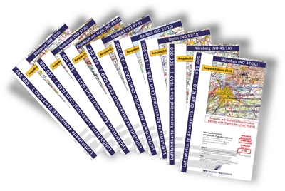 ICAO-Karten Deutschland 2026 mit Nachttiefflugstrecken Vorbestellung