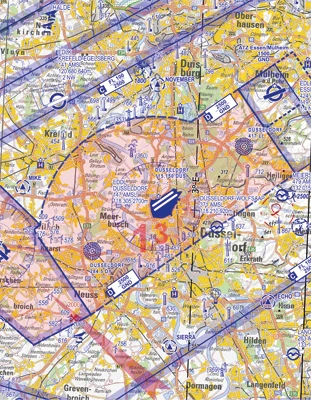 Aeronautical aera charts