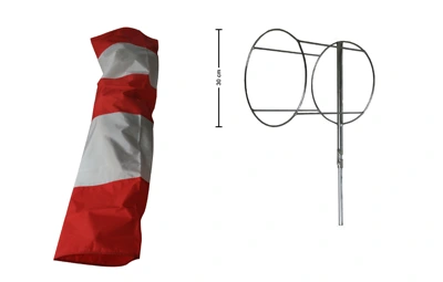 Windsocks with steel frame