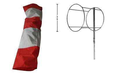 Windsocks with steel frame