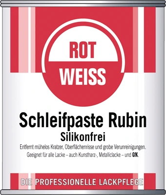 Rot-Weiss Schleifpaste Rubin