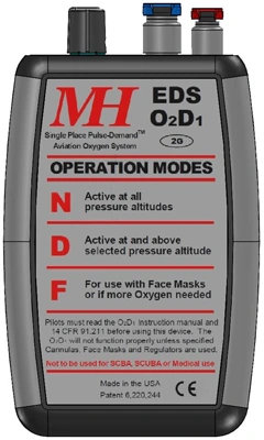 Elektronische Sauerstoffanlage EDS Mod. O2D1-2G - Komplettsystem