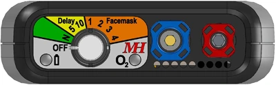 Elektronische Sauerstoffanlage EDS Mod. O2D1-2G - Komplettsystem