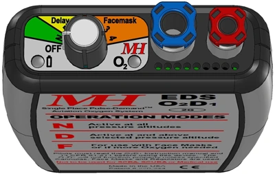 Electronic oxygen system EDS Mod. O2D1-2G - complete system