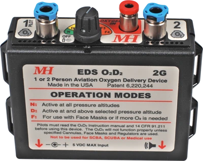 Elektronische Sauerstoffanlage EDS Mod. O2D2-2G - Komplettsystem