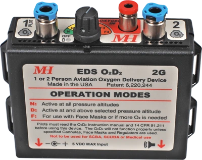 Electronic oxygen system EDS Mod. O2D2-2G FADOC