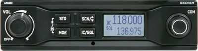 Becker VHF radio AR 6203