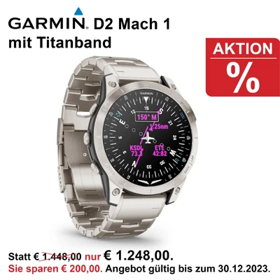 Garmin D2 Mach 1 Aviator Smartwatch