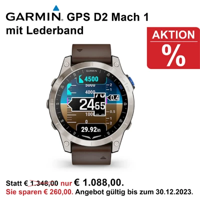 Garmin D2 Mach 1 Aviator Smartwatch