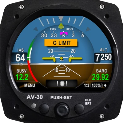 uAvionix AV-30-C EFIS, mit EASA-Zulassung