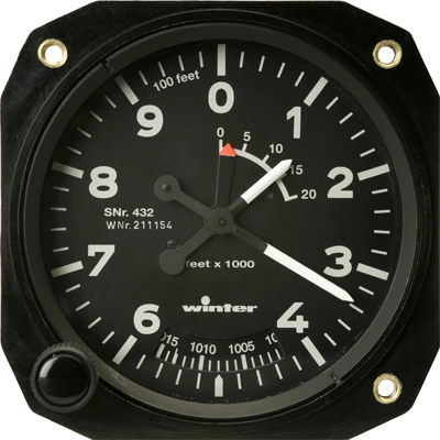 Winter standard/precision altimeters - Housing Ø 80 mm