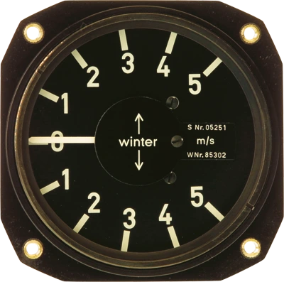 Winter vane type variometer - housing Ø 80 mm