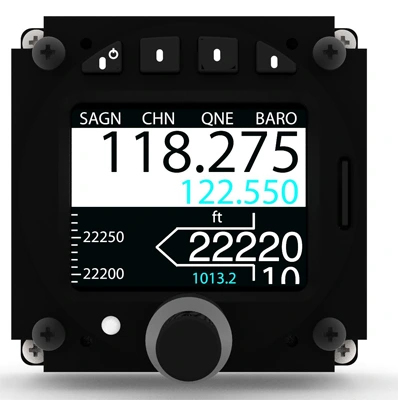 Air Control Display with altimeter