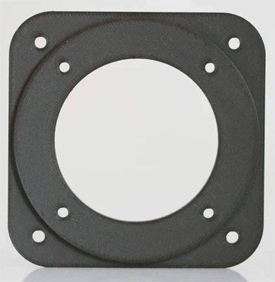 Panel adapter for instruments 80 mm to 57 mm