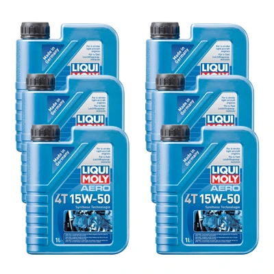 (G) Liqui Moly Aero 15W-50 4T Multigrade oil for Rotax 912/914