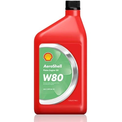 (G) Aeroshell W 80 Plus Einbereichs-Luftfahrt-Öl für Kolbenmotoren