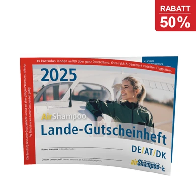 AirShampoo Lande-Gutscheinheft 2025