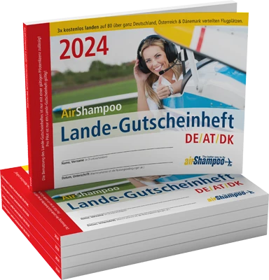 AirShampoo Lande-Gutscheinheft 2024