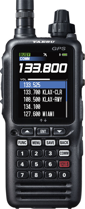 Handheld radio Yaesu FTA-850L (COM/NAV/GS/GPS) Siebert Luftfahrtbedarf