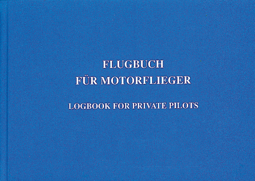 Pilot Logbook for powered aircraft, German | Siebert Luftfahrtbedarf