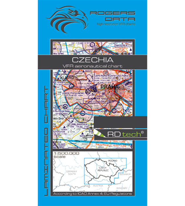 Rogers Data VFR charts Europe Siebert Luftfahrtbedarf
